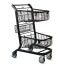 EXpress6000 two-tier wire convenience shopping cart