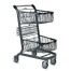 EXpress6000 two-tier wire convenience shopping cart