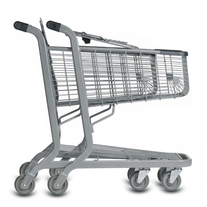 E Series 85 Liter Metal Wire Shopping Cart