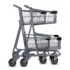 EXpress™ 3540 Two-Tier Wire Shopping Cart - Versacart