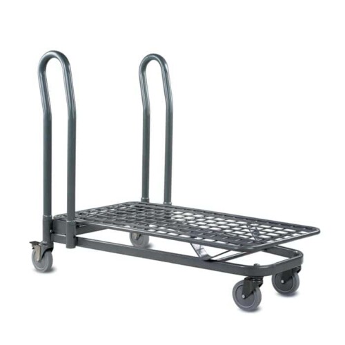 EZtote7150 metal wire material handling shopping cart in Grey