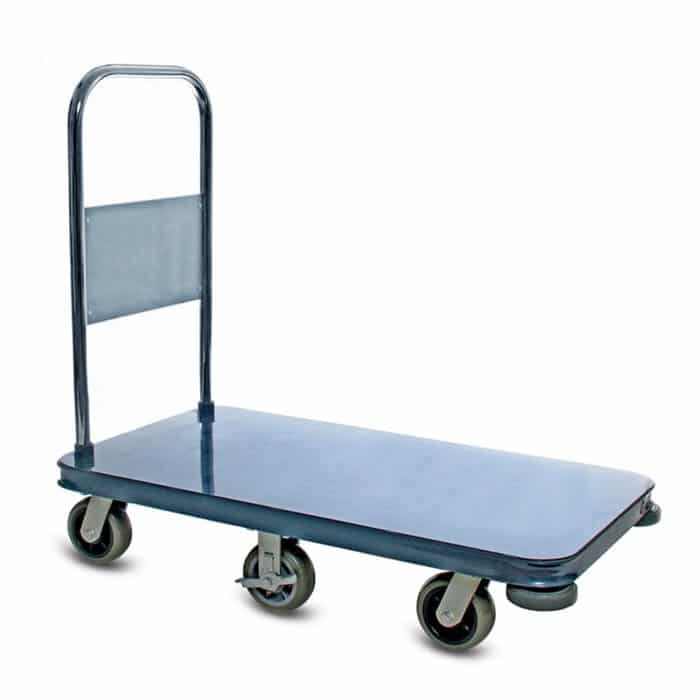 Platform Cart metal material handling utility shopping cart