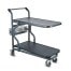 EZtote9600 HD nesting stocking material handling cart in dark grey