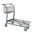 EZtote7250 metal wire material handling shopping cart in Grey