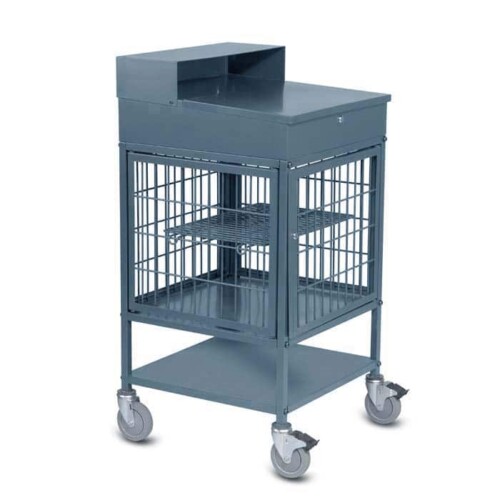Security Cage for Mobile Work Station Utility Lockable Desk