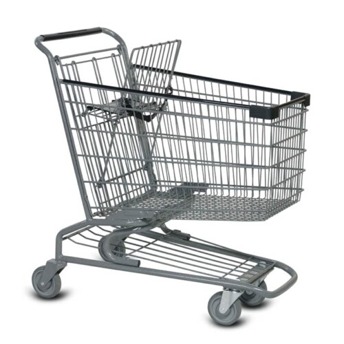 S Series 140 Liter Metal Wire Shopping Cart