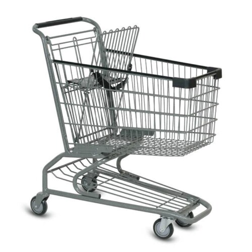 S Series 85 Liter Metal Wire Shopping Cart