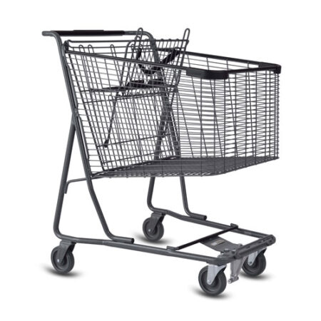 C Series 170 Liter Metal Wire Shopping Cart for Cartveyor Systems