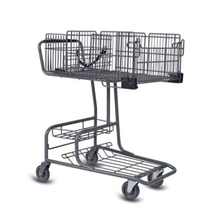 Over the Counter 145L Metal Wire Shopping Cart