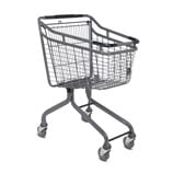 GX110 Convenience Shopping Cart Metallic