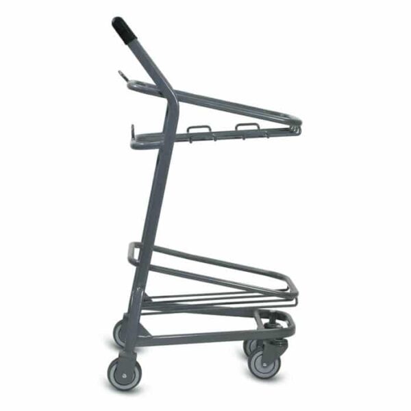 EZcart® Double Basket Shopping Cart - Image 3