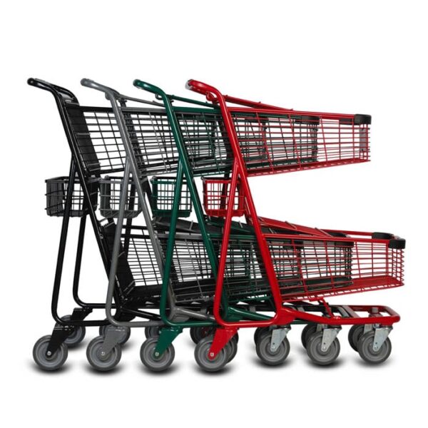 EXpress™5050 Metal Two-Tier Shopping Cart - Image 5