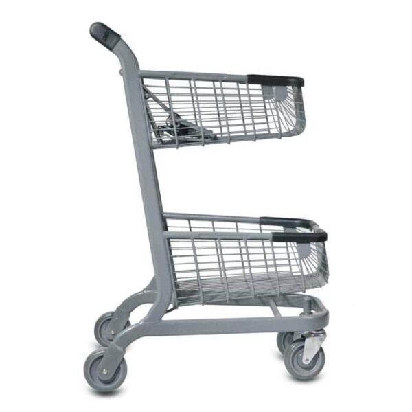EXpress™6000 Metal Two-Tier Shopping Cart - Image 6