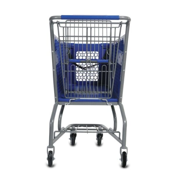 H Series 85 Liter Plastic Shopping Cart - Image 4