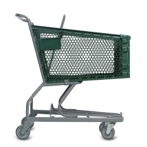 H Series 165 Liter Plastic Shopping Cart - Image 2