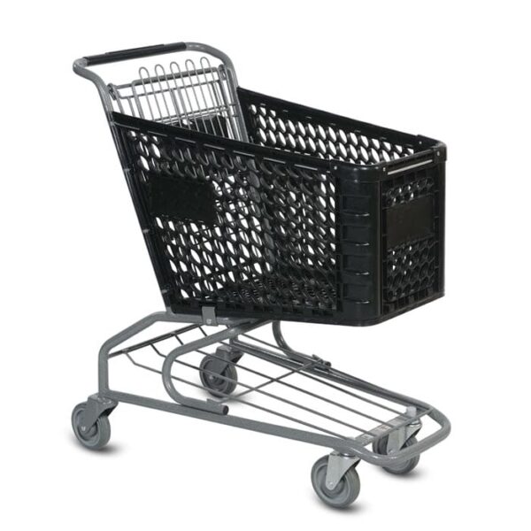 V Series 90 Liter Plastic Shopping Cart - Image 6