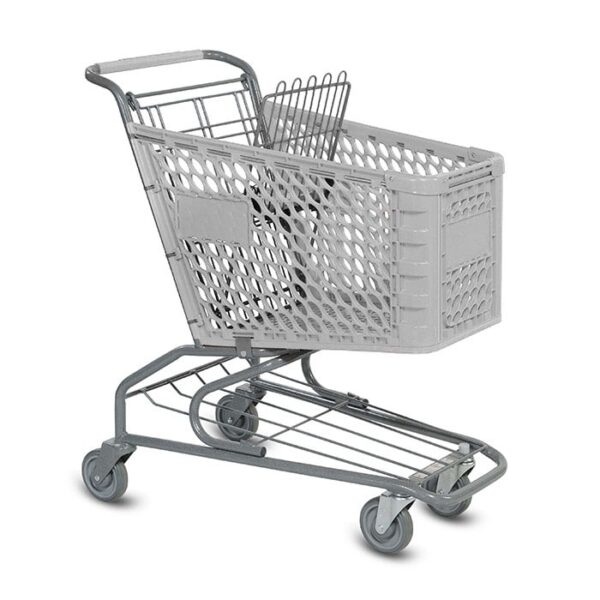 V Series 90 Liter Plastic Shopping Cart - Image 7