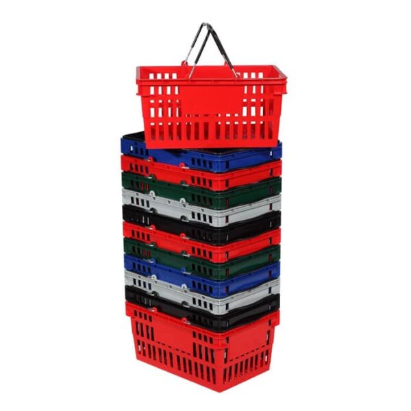 26 Liter Plastic Shopping Basket - Image 2