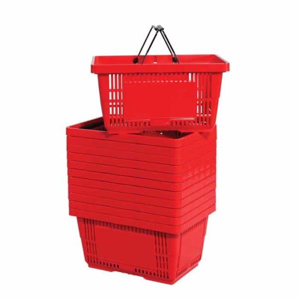 28 Liter Plastic Shopping Basket - Image 11