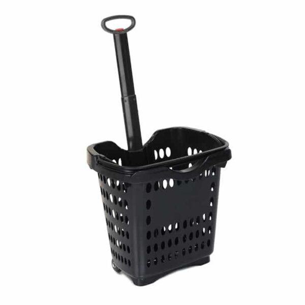 40 Liter Shopping Basket With Wheels - Image 4