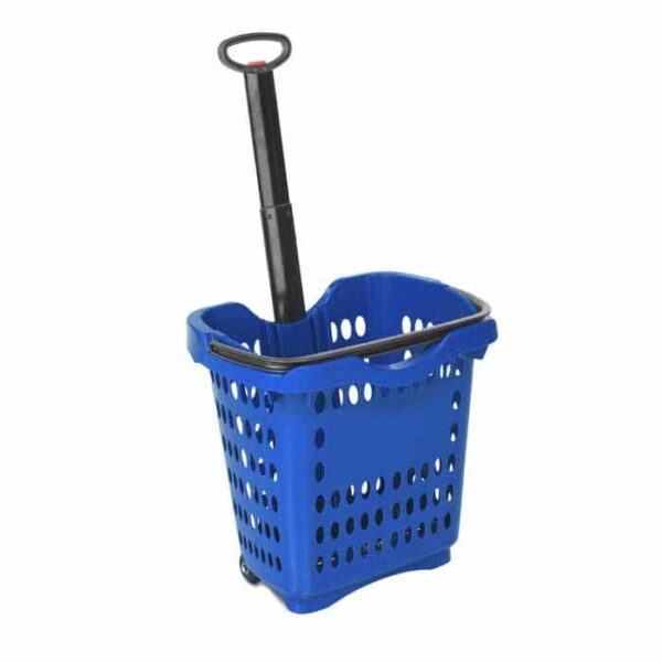 40 Liter Shopping Basket With Wheels - Image 3