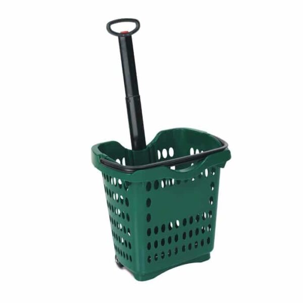 40 Liter Shopping Basket With Wheels - Image 2