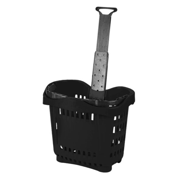 Genslide 43 Liter Shopping Basket with Wheels