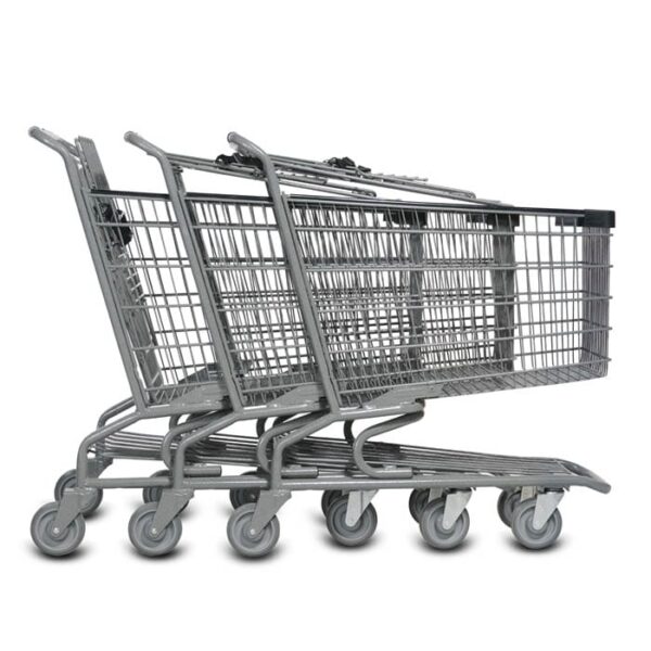 S Series 140 Liter Metal Shopping Cart - Image 5