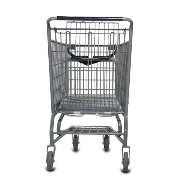 S Series 140 Liter Metal Shopping Cart - Image 4