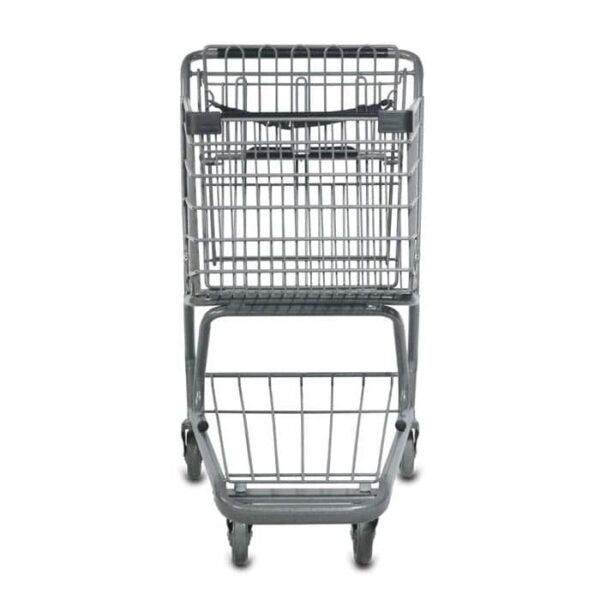 S Series 160 Liter Metal Shopping Cart - Image 3
