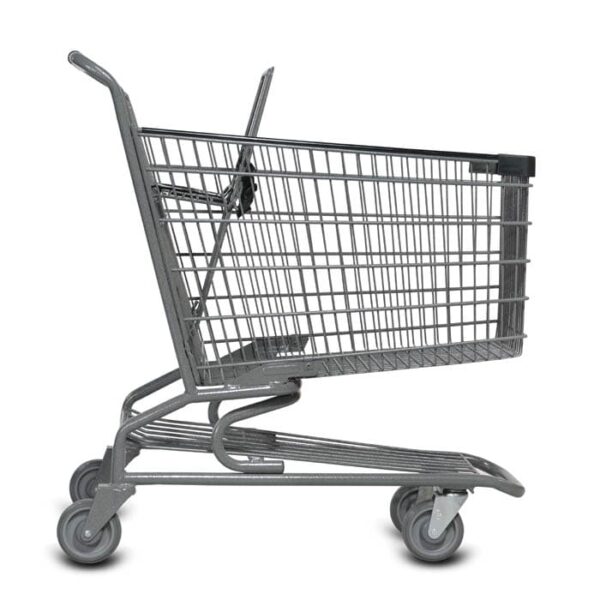 S Series 140 Liter Metal Shopping Cart - Image 2