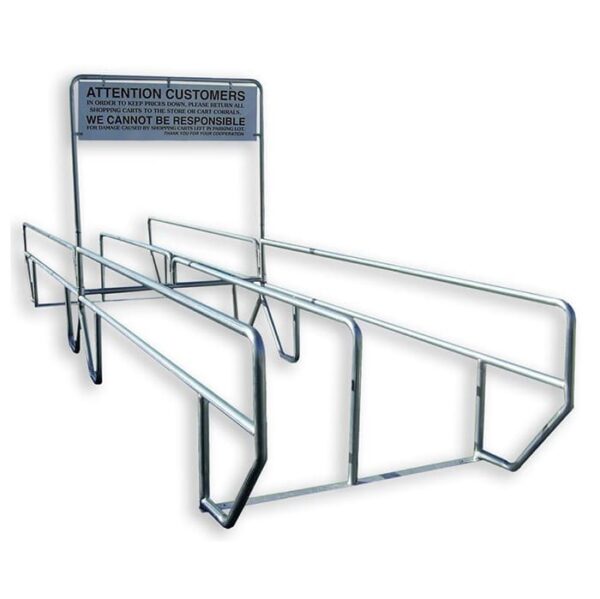Double Cart Corral with Dual Access