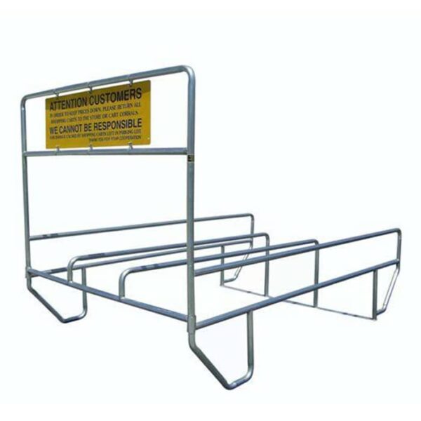 Triple Shopping Cart Corral