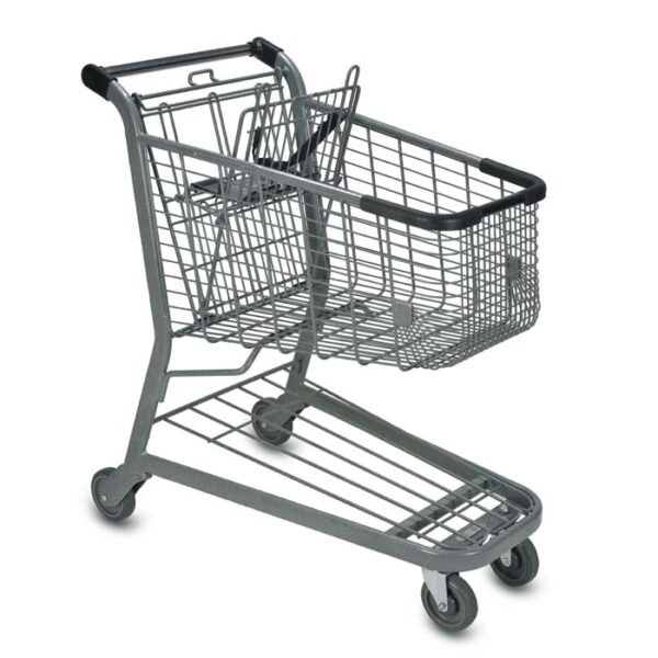E Series 125 Liter Metal Shopping Cart