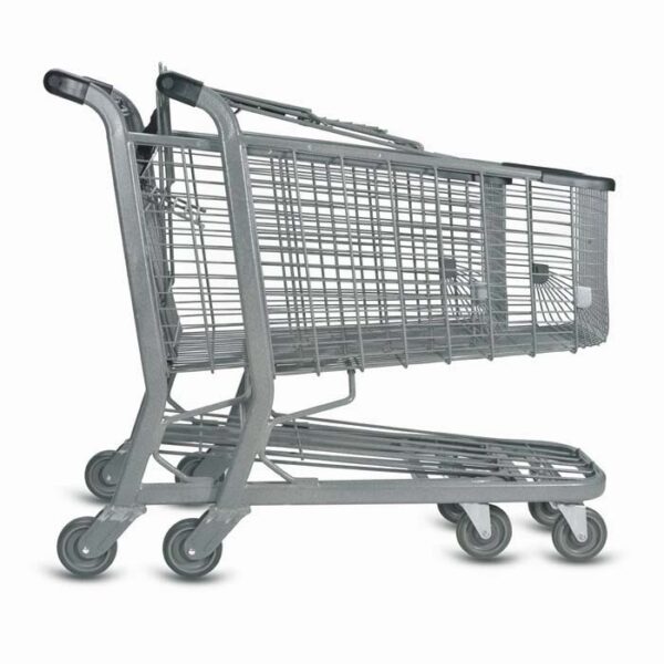 E Series 160 Liter Metal Shopping Cart - Image 5