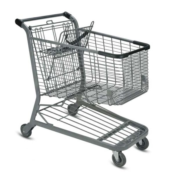 E Series 180 Liter Metal Shopping Cart