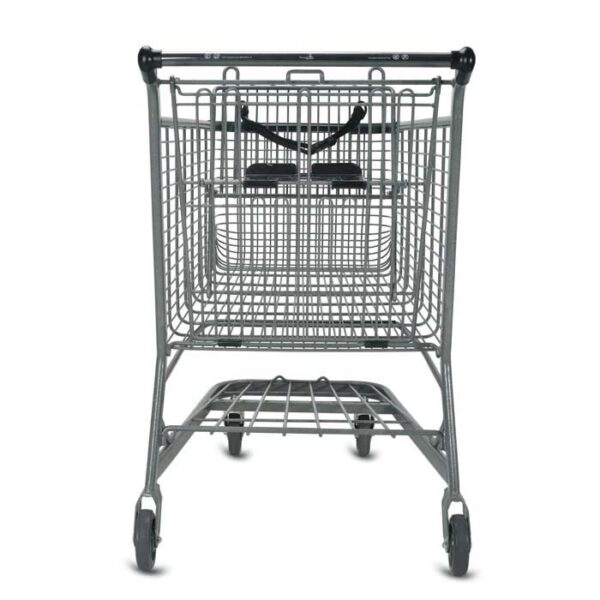 E Series 180 Liter Metal Shopping Cart - Image 4
