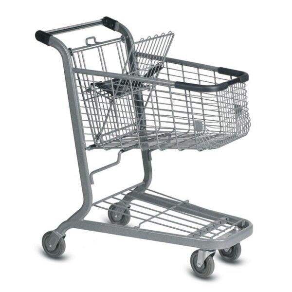 E Series 85 Liter Metal Shopping Cart