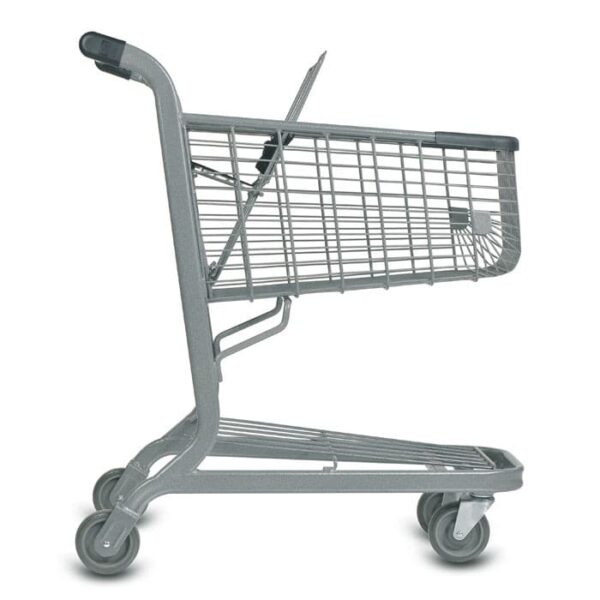 E Series 85 Liter Metal Shopping Cart - Image 3