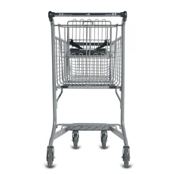 E Series 85 Liter Metal Shopping Cart - Image 4