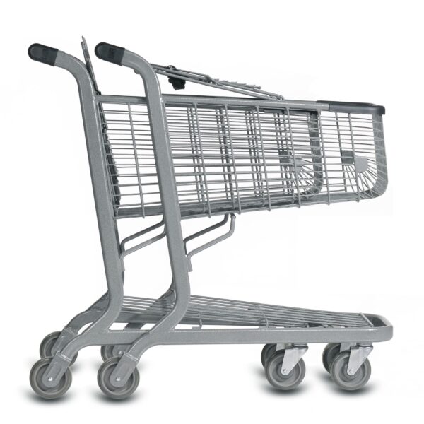 E Series 85 Liter Metal Shopping Cart - Image 5