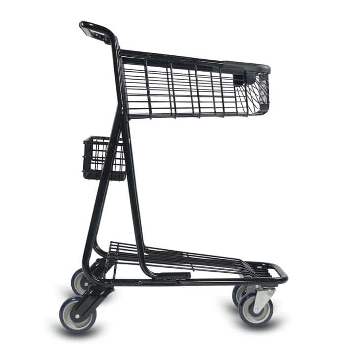express3650-b-two-tier-metal-wire-shopping-cart-1